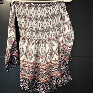 Illa Illa off-the-shoulder smocked romper